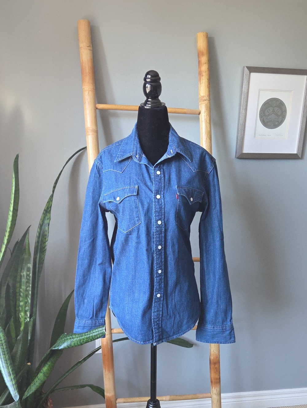 Levis Classic Denim Western Shirt